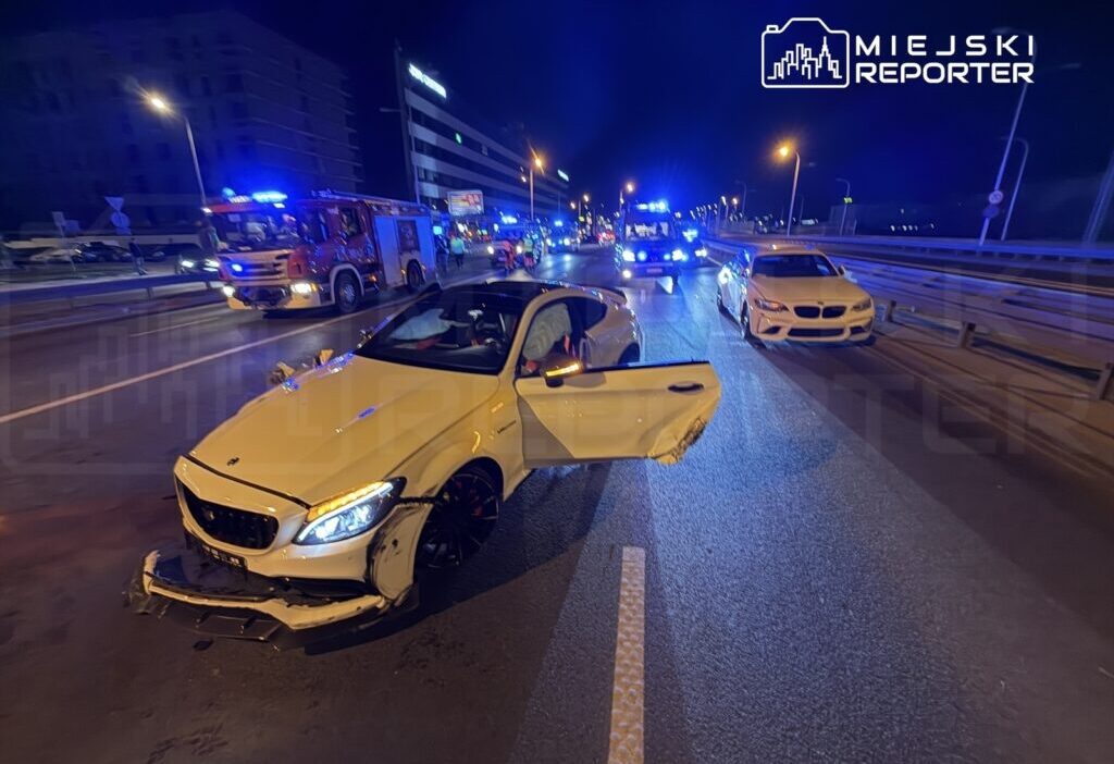 Varsova da zincirleme kaza bir yarali ve trafik aksakligi 58939