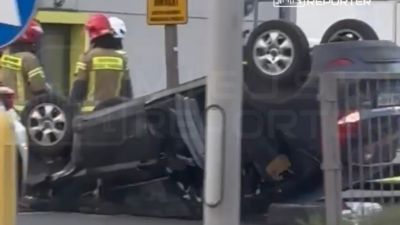 Varsova raszyn sinirinda zincirleme kaza 2 yarali 63597