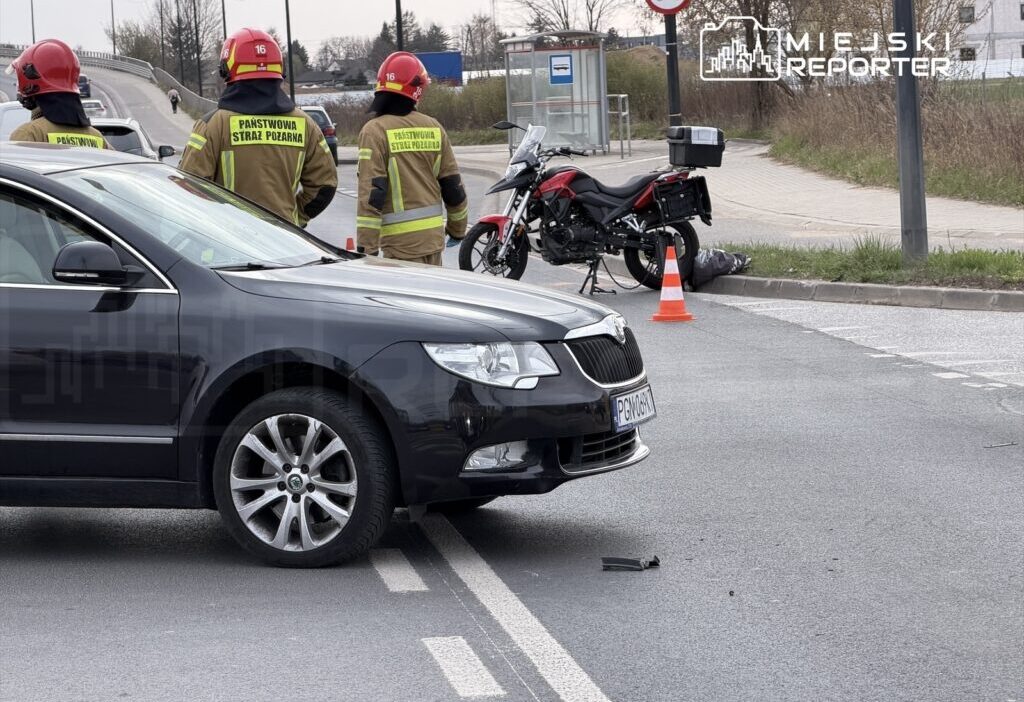 Varsova sinirinda motosikletli kaza surucu hastaneye kaldirildi 58267