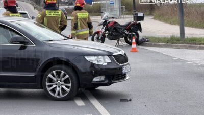 Varsova sinirinda motosikletli kaza surucu hastaneye kaldirildi 58267