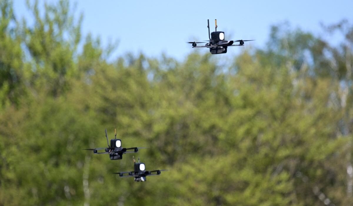 Letonya da dron kazasi i ha suya duserek patladi 72528