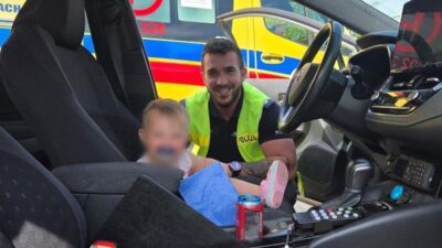 Orzeszu da aracta birakilan 1 5 yasindaki cocuk i cin polis mudahalesi 69261