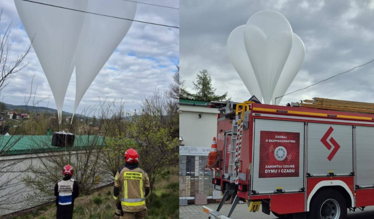 Polonya da balonlarla tasinan kacak sigara operasyonu 67989