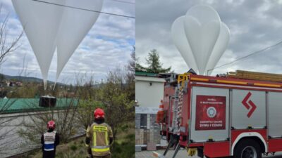 Polonya da balonlarla tasinan kacak sigara operasyonu 67989