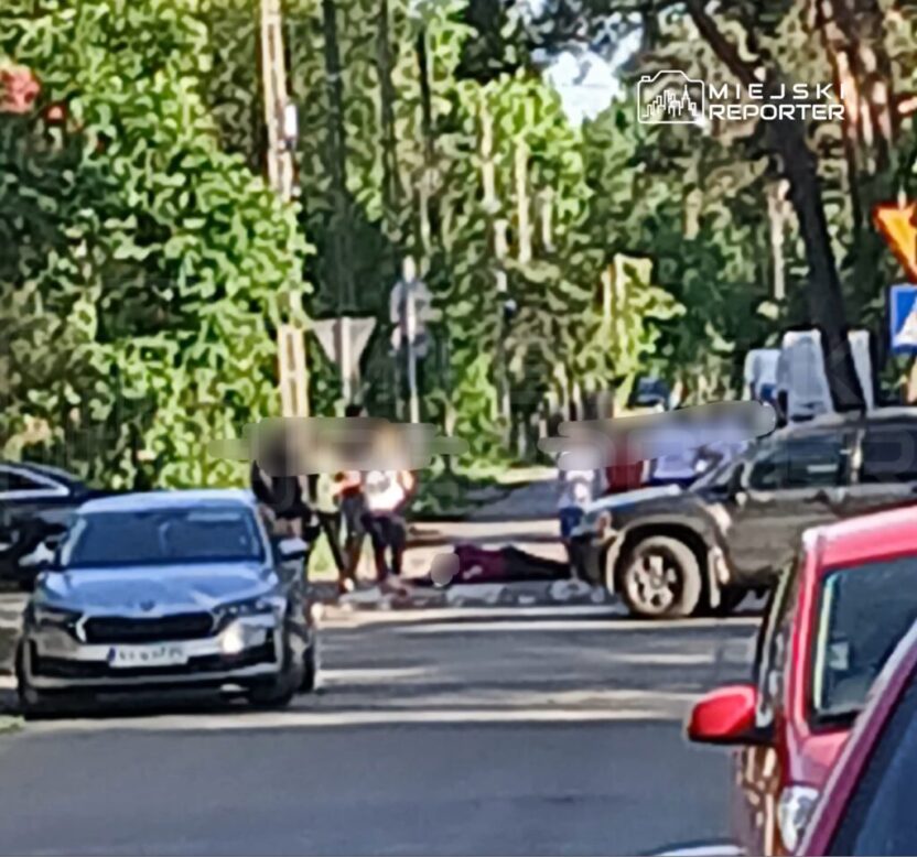 Polonya da el freni cekilmeyen arac surucusune carpti 73879