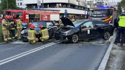 Varsova da trafik kazasi bir yarali 70081