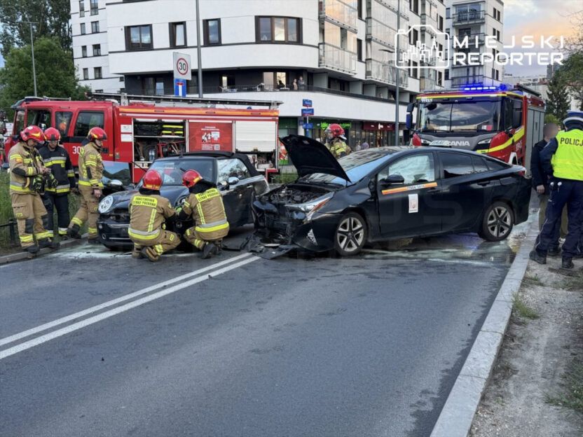 Varsova da trafik kazasi bir yarali 70081