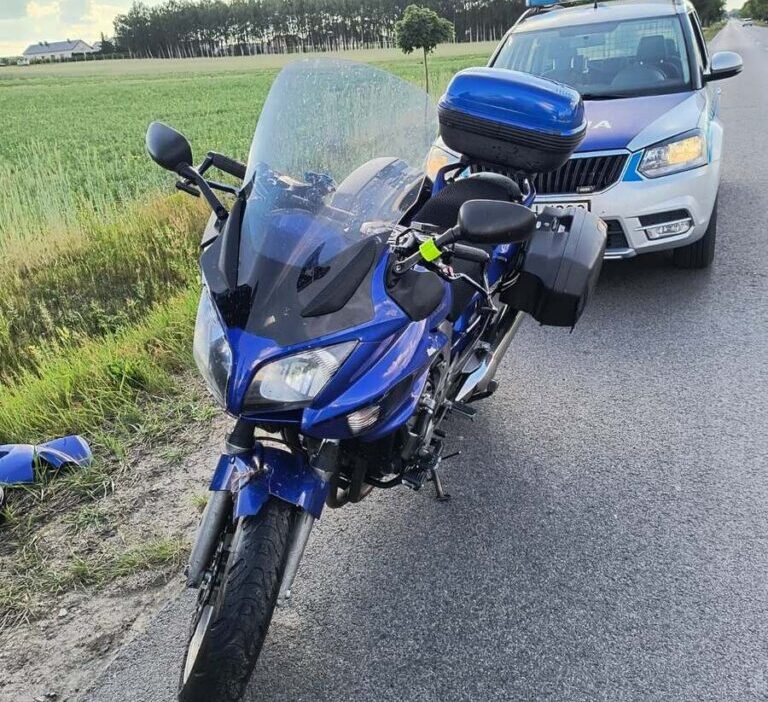 Polonya’da motosikletli sürücü yola fırlayan geyiğe çarptı 1 Polonya da motosikletli surucu yola firlayan geyige carpti 75333