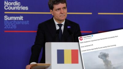 Romanya nin kostence limani nda deniz dronu patlamasi 74617