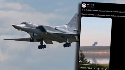 Rusya ya ait tu 22m3 bombardiman ucagi i rkutsk bolgesinde dustu 77252